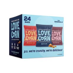 【2023 Limited Time Deals + Free Shipping】LOVE CORN - 20g x 24 Bags Multipack Premium Crunchy Corn
