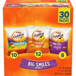 Pepperidge Farm, Goldfish, Crackers, Classic Mix, 29 oz, Variety Pack, Box, Snack Packs, Pack Of 30